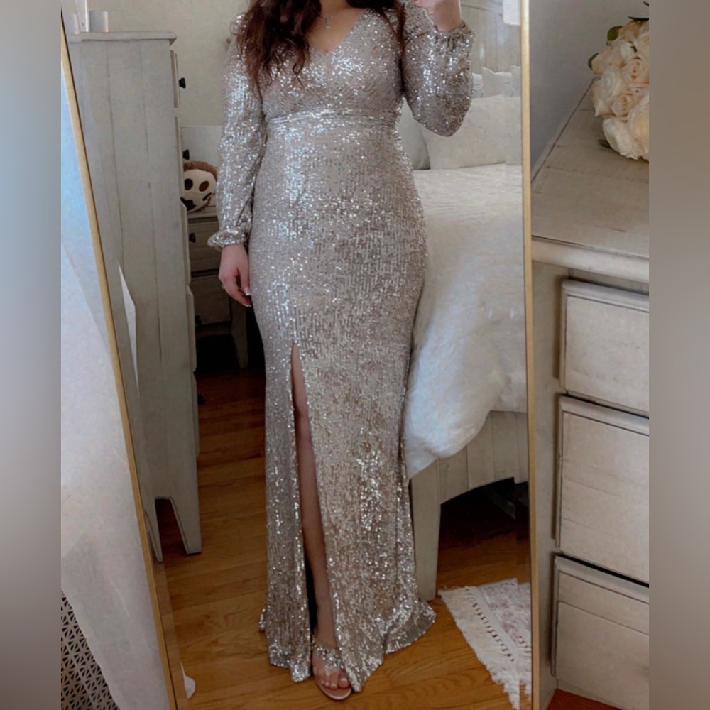Sparkly sliver dress